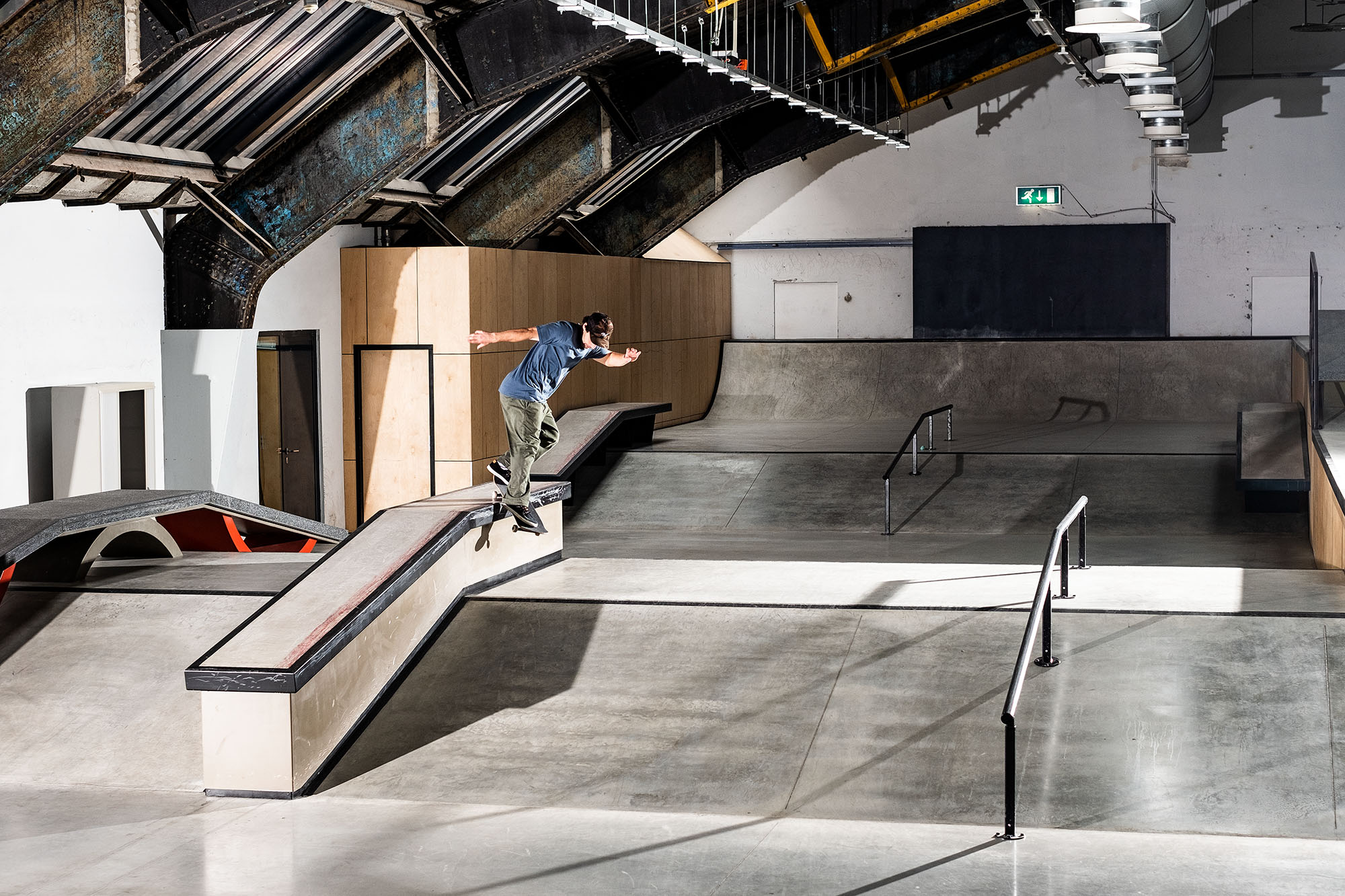 Rondsel Chaise longue Victor PARK: Den Haag Olympic Skatepark – RAC Hallen – Flatspot Magazine